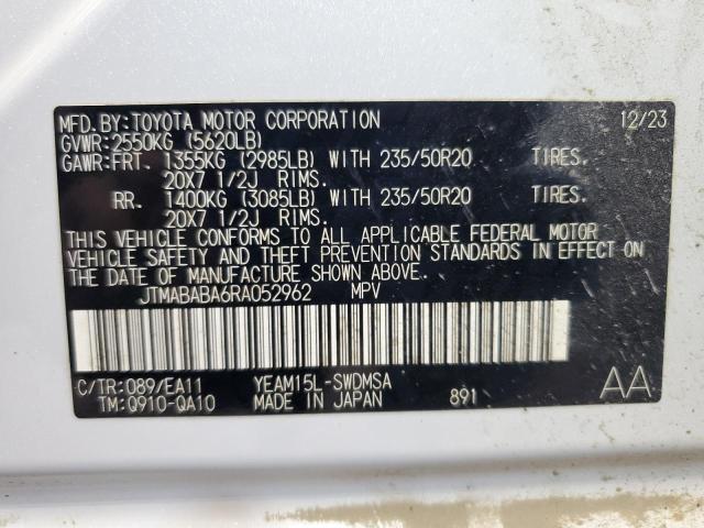 Photo 14 from auction – 2024 SUBARU SOLTERRA P with VIN JTMABABA6RA052962