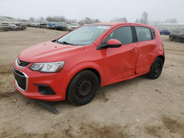 CHEVROLET SONIC 2018 with VIN 1G1JG6SH3J4115555 - Photo from auction