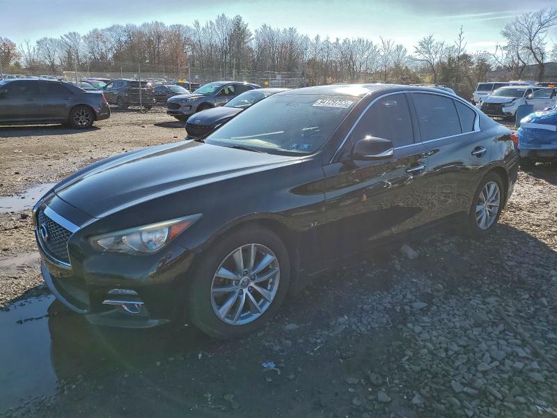 INFINITI Q50 BASE 2014 with VIN JN1BV7AR6EM691960 - Photo from auction