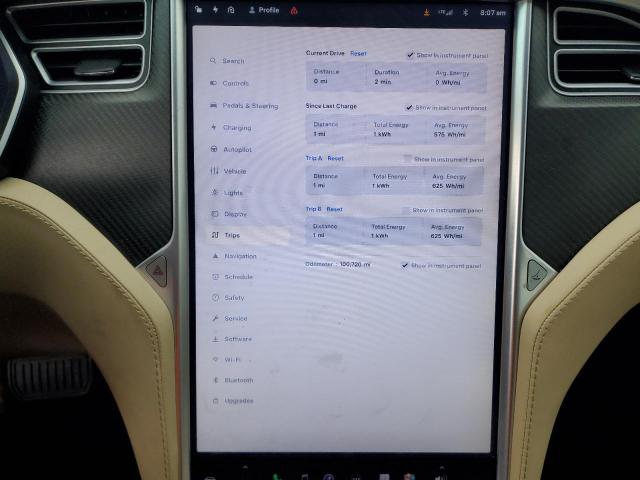 Photo 9 from auction – 2017 TESLA MODEL S with VIN 5YJSA1E10HF197326
