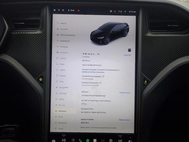 Photo 9 from auction – 2019 TESLA MODEL X with VIN 5YJXCBE21KF197230
