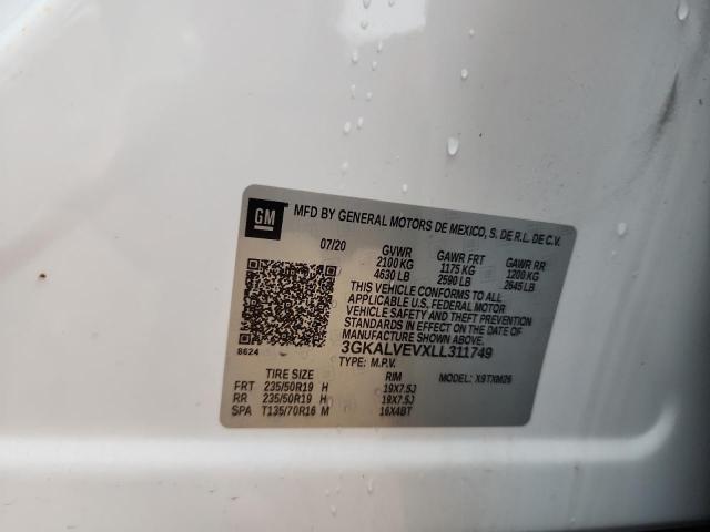 Photo 14 from auction – 2020 GMC TERRAIN SL with VIN 3GKALVEVXLL311749