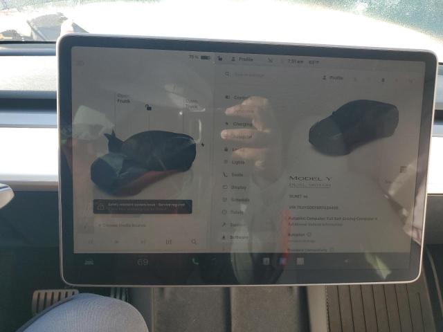 Photo 9 from auction – 2024 TESLA MODEL Y with VIN 7SAYGDEF8RF024468
