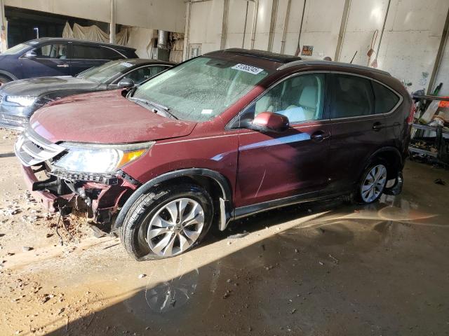 HONDA CR-V EXL 2014 with VIN 5J6RM3H72EL032091 - Photo from auction