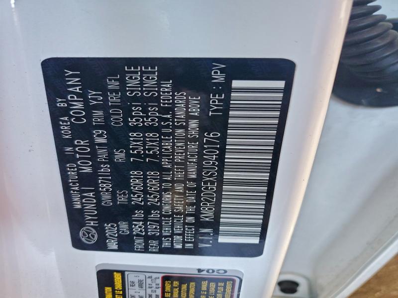 Photo 14 from auction – 2025 HYUNDAI PALISADE S with VIN KM8R2DGEXSU940176