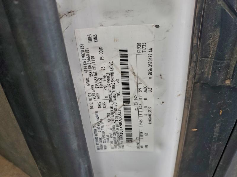 Photo 14 from auction – 2022 FORD TRANSIT T- with VIN 1FTBR3U8XNKA33843
