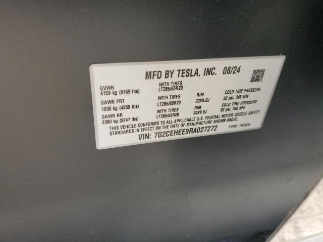 Photo 14 from auction – 2024 TESLA CYBERTRUCK with VIN 7G2CEHEE9RA027272