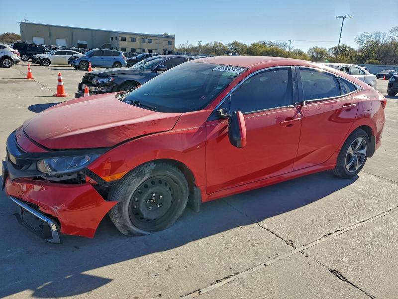 Photo 1 from auction – 2019 HONDA CIVIC LX with VIN 2HGFC2F6XKH523731