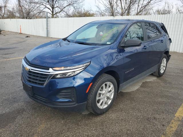CHEVROLET EQUINOX LS 2022 with VIN 3GNAXHEVXNS174958 - Photo from auction