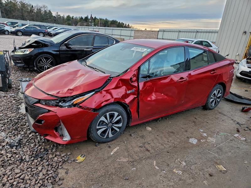 TOYOTA PRIUS PRIM 2019 with VIN JTDKARFP7K3116182 - Photo from auction