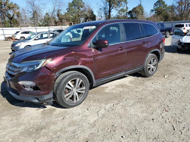 HONDA PILOT EXL 2016 with VIN 5FNYF5H56GB026192 - Photo from auction