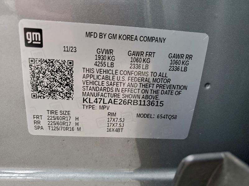 Photo 14 from auction – 2024 BUICK ENVISTA PR with VIN KL47LAE26RB113615