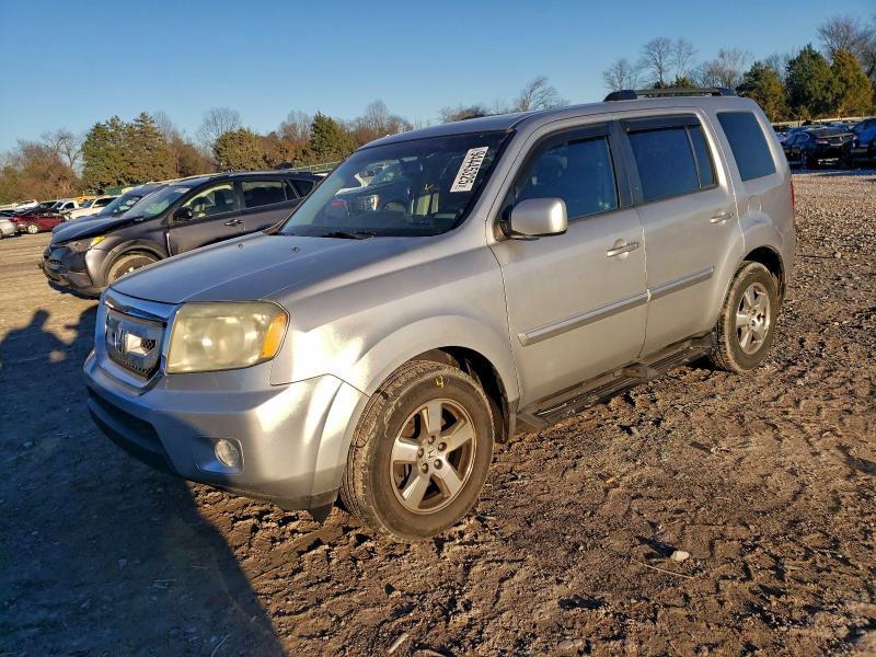 HONDA PILOT EXLN 2011 with VIN 5FNYF4H72BB005277 - Photo from auction