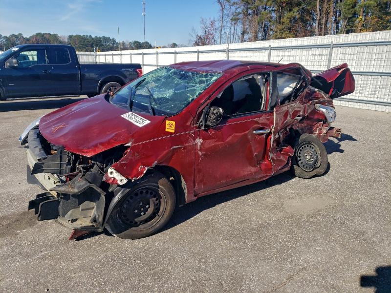 NISSAN VERSA S 2019 with VIN 3N1CN7AP9KL879512 - Photo from auction