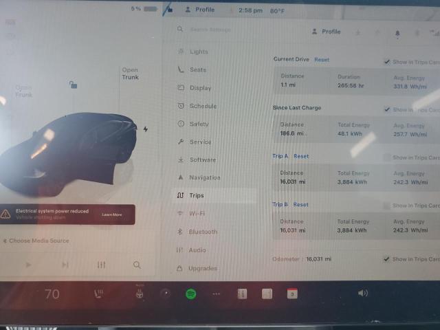 Photo 9 from auction – 2024 TESLA MODEL 3 with VIN 5YJ3E1EA2RF730870
