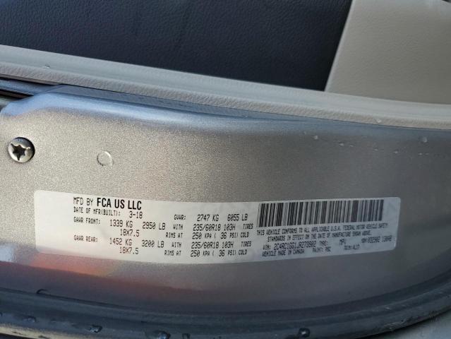 Photo 14 from auction – 2018 CHRYSLER PACIFICA L with VIN 2C4RC1GG1JR273902