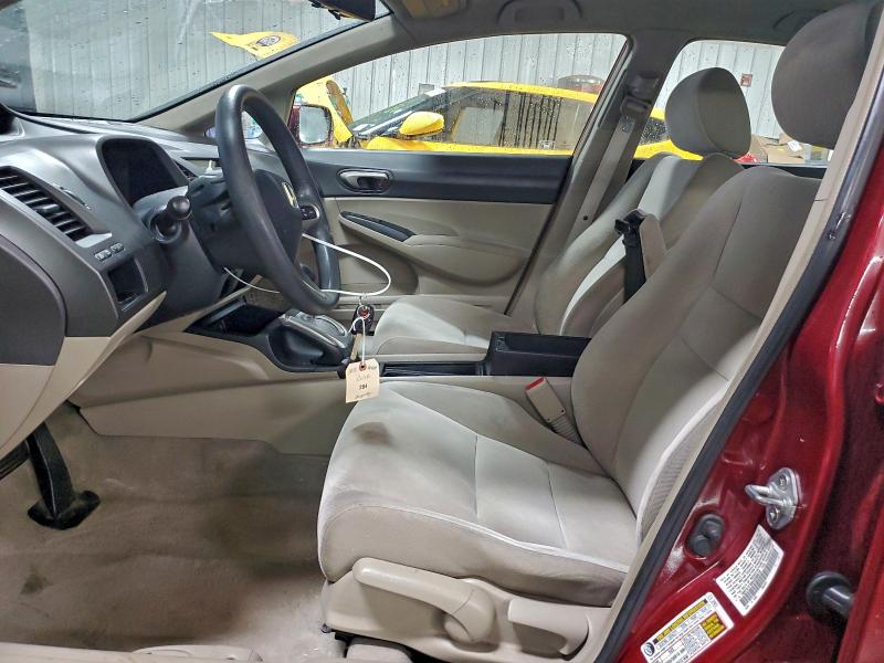 Photo 7 from auction – 2010 HONDA CIVIC LX with VIN 19XFA1F59AE058519