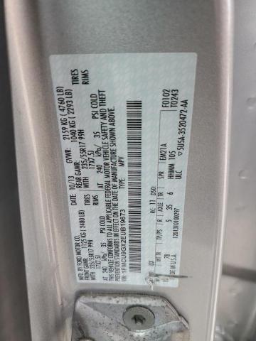 Photo 14 from auction – 2014 FORD ESCAPE SE with VIN 1FMCU9GX2EUB19673