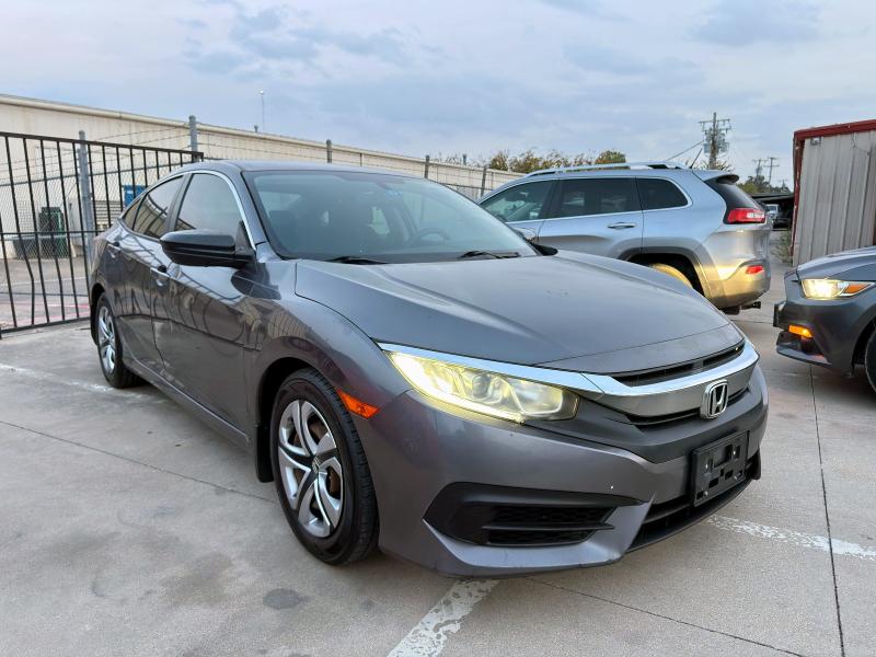 HONDA CIVIC LX 2016 with VIN 19XFC2F51GE042713 - Photo from auction
