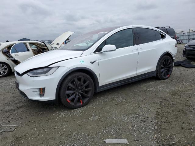 TESLA MODEL X 2017 with VIN 5YJXCBE26HF076864 - Photo from auction