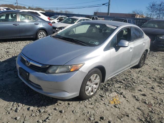 HONDA CIVIC LX 2012 with VIN 2HGFB2F57CH306326 - Photo from auction