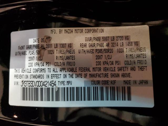 Photo 14 from auction – 2013 MAZDA CX-9 GRAND with VIN JM3TB3DV0D0421454