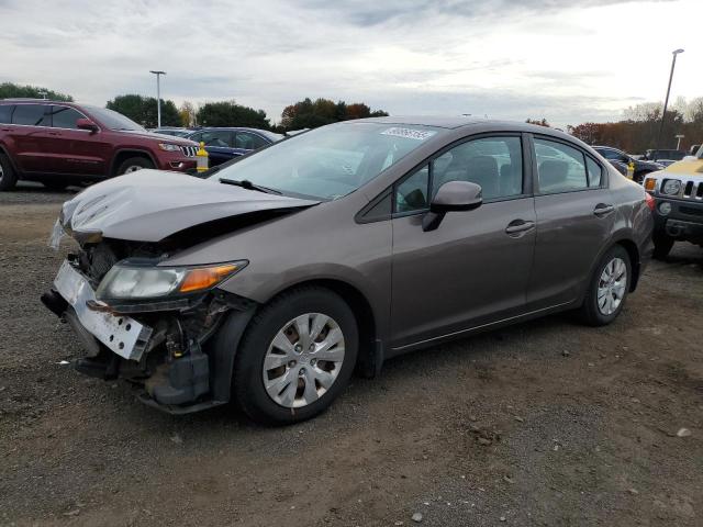 HONDA CIVIC LX 2012 with VIN 2HGFB2F51CH553535 - Photo from auction