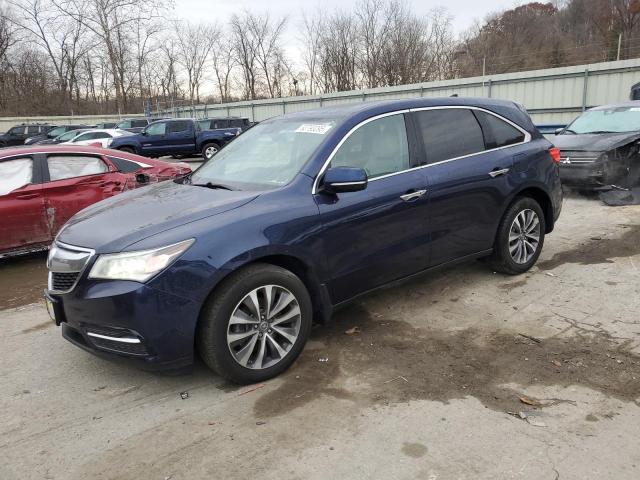 ACURA MDX TECHNO 2016 with VIN 5FRYD4H45GB034340 - Photo from auction