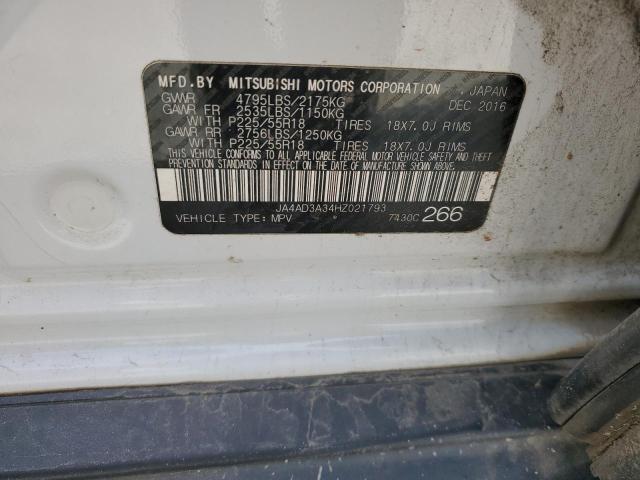 Photo 14 from auction – 2017 MITSUBISHI OUTLANDER with VIN JA4AD3A34HZ021793