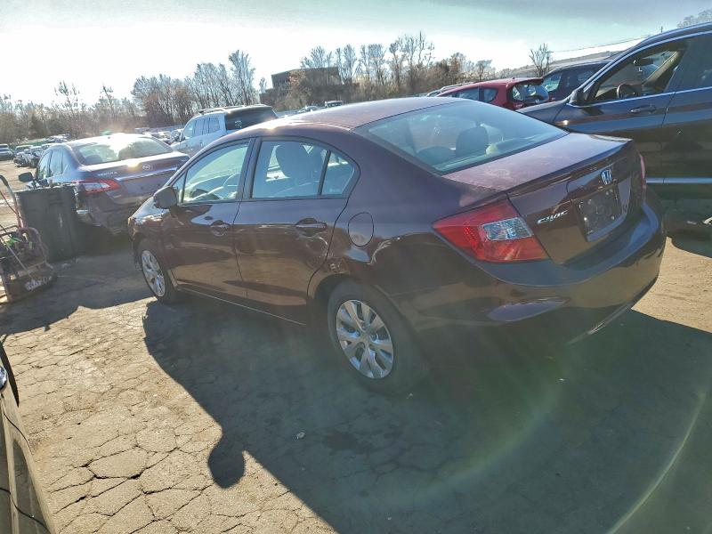 Photo 2 from auction – 2012 HONDA CIVIC LX with VIN 2HGFB2E52CH514986