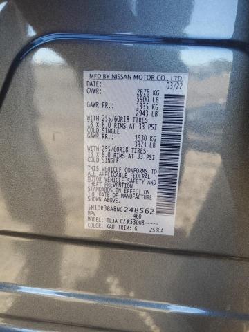 Photo 14 from auction – 2022 NISSAN PATHFINDER with VIN 5N1DR3BA8NC248562