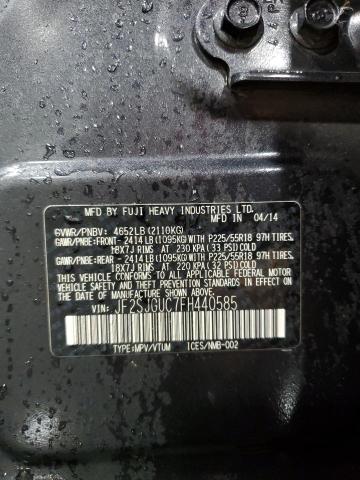 Photo 14 from auction – 2015 SUBARU FORESTER 2 with VIN JF2SJGUC7FH440585