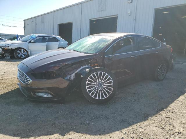 FORD FUSION SE 2017 with VIN 3FA6P0PU1HR281953 - Photo from auction
