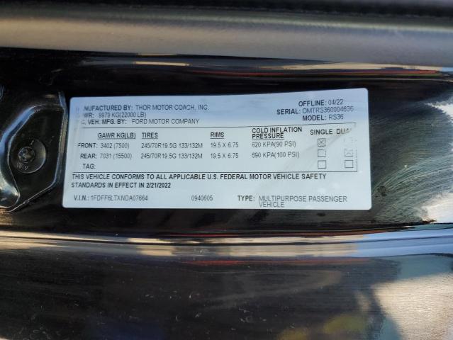 Photo 10 from auction – 2023 FORD F600 with VIN 1FDFF6LTXNDA07664