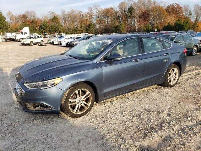 FORD FUSION SE 2018 with VIN 3FA6P0HD7JR272520 - Photo from auction