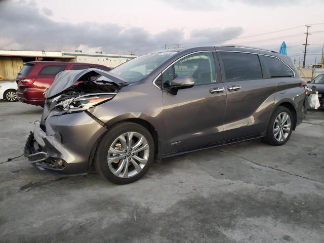 TOYOTA SIENNA LIM 2021 with VIN 5TDERKEC1MS031643 - Photo from auction