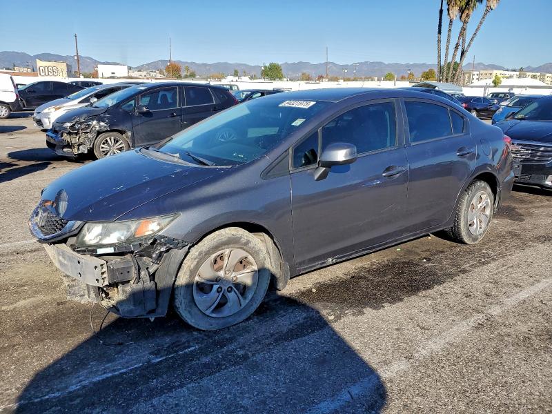 HONDA CIVIC LX 2013 with VIN 2HGFB2F57DH602528 - Photo from auction