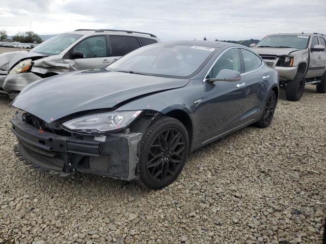 TESLA MODEL S 2014 with VIN 5YJSA1H19EFP35853 - Photo from auction