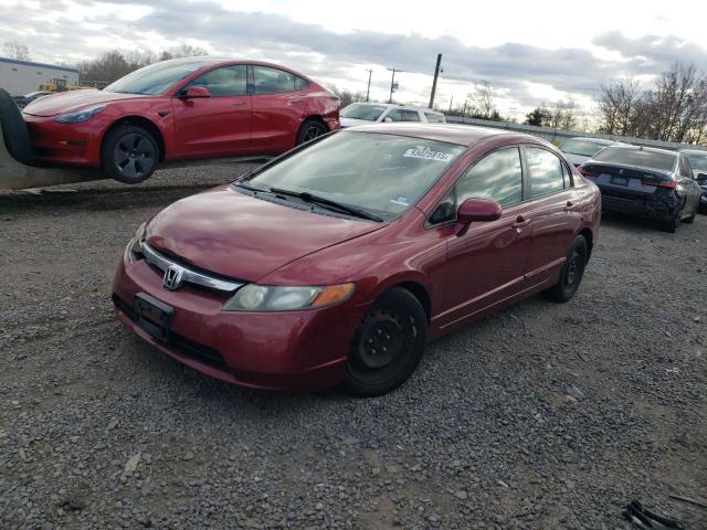 Photo 1 from auction – 2008 HONDA CIVIC LX with VIN 1HGFA16518L059263