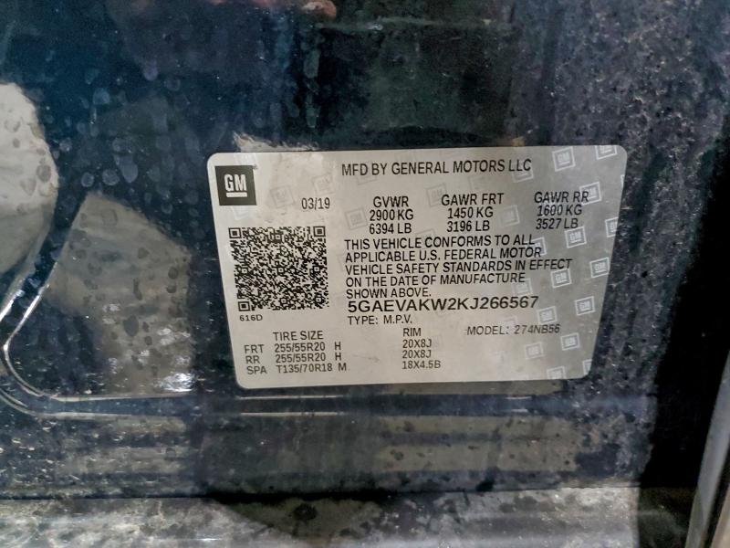 Photo 14 from auction – 2019 BUICK ENCLAVE ES with VIN 5GAEVAKW2KJ266567