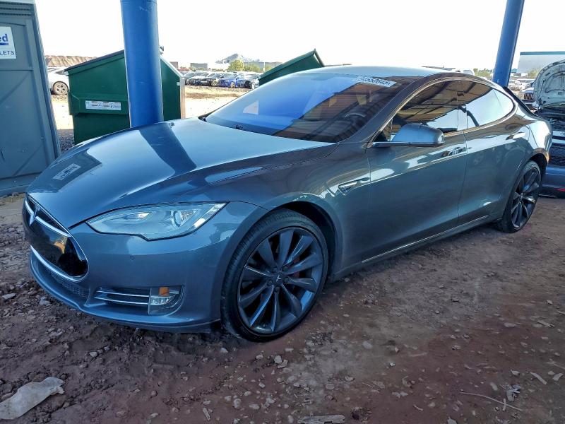 TESLA MODEL S 2014 with VIN 5YJSA1H19EFP37876 - Photo from auction