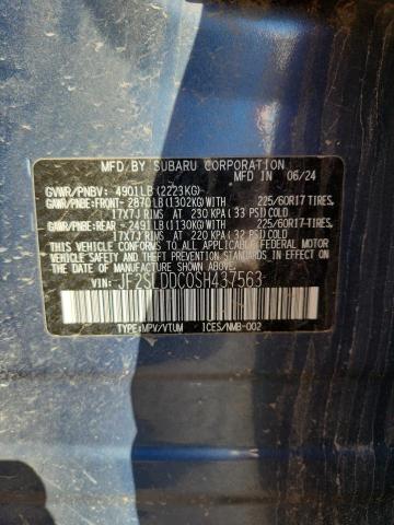 Photo 14 from auction – 2025 SUBARU FORESTER P with VIN JF2SLDDC0SH437563