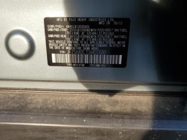 Photo 14 from auction – 2013 SUBARU FORESTER 2 with VIN JF2SHADC7DH401680