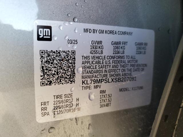 Photo 14 from auction – 2025 CHEVROLET TRAILBLAZE with VIN KL79MPSLXSB207091