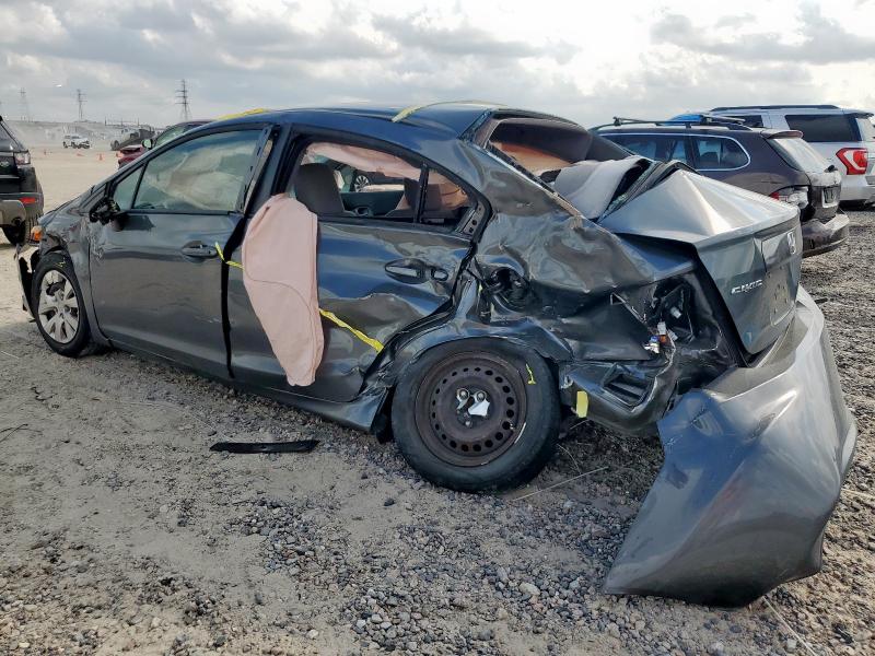 Photo 2 from auction – 2012 HONDA CIVIC LX with VIN 19XFB2E59CE056471