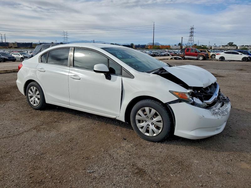 Photo 4 from auction – 2012 HONDA CIVIC LX with VIN 19XFB2F5XCE302913