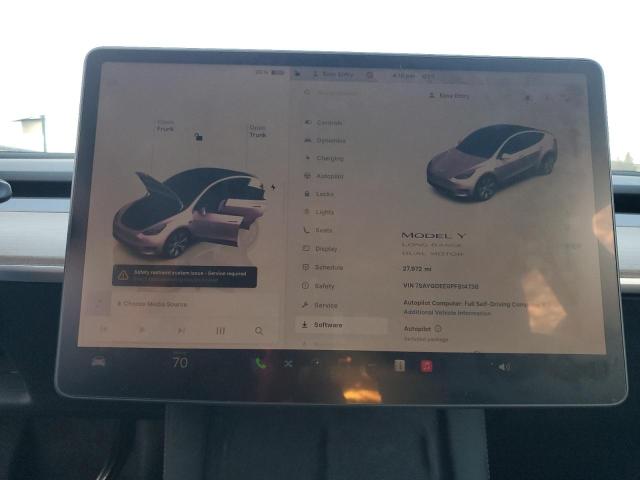 Photo 9 from auction – 2023 TESLA MODEL Y with VIN 7SAYGDEE0PF814738
