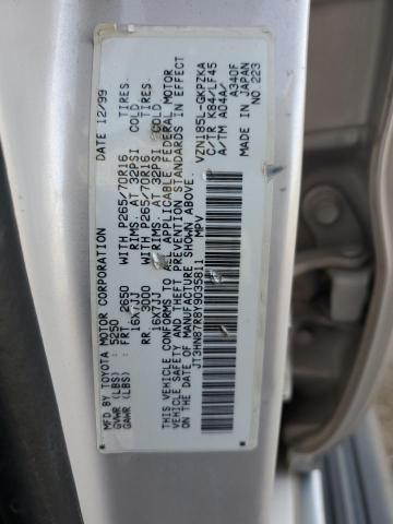 Photo 14 from auction – 2000 TOYOTA 4RUNNER LI with VIN JT3HN87R8Y9035811