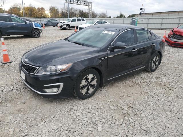 KIA OPTIMA HYB 2013 with VIN KNAGM4ADXD5048252 - Photo from auction
