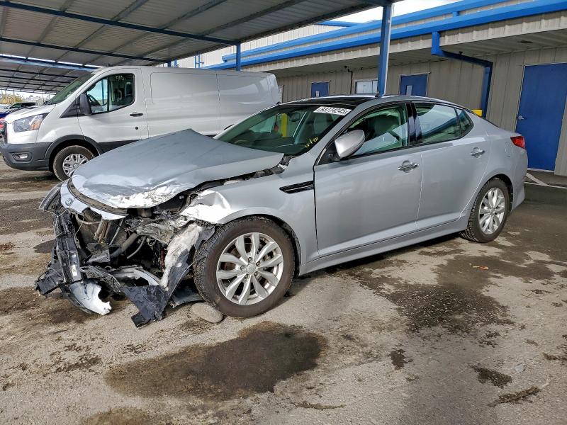 KIA OPTIMA EX 2015 with VIN 5XXGN4A75FG433307 - Photo from auction